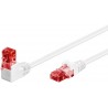 CABLE PATCH CAT6X1 COUDE UTP BLANC RJ45 3M - 51524