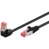 CABLE PATCH CAT6X1 COUDE S-FTP NOIR RJ45 1M - 51543