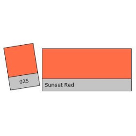 FEUILLE GELATINE 0.53 X 1.22M SUNSET RED