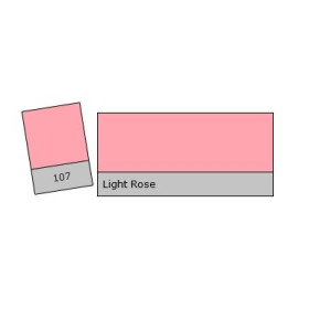 FEUILLE GELATINE 0.53 X 1.22M LIGHT ROSE