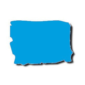FEUILLE GELATINE 0.53 X 1.22M LAGOON BLUE