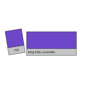 FEUILLE GELATINE 0.53 X 1.22M KING FALS LAVENDER
