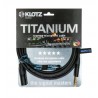 CABLE PRO CONNECTIQUE NEUTRIK XLR MALE JACK MALE TRS 5M KLOTZ - TI-MMS0500