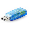 CARTE SON COMPACTE USB 2.0 3D 5.1 CONNECTEUR 3,5 MM DOUBLE