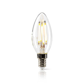 LAMPE LED BOUGIE VINTAGE 230VAC 4.8W E14 BLANC CHAUD VARIABLE