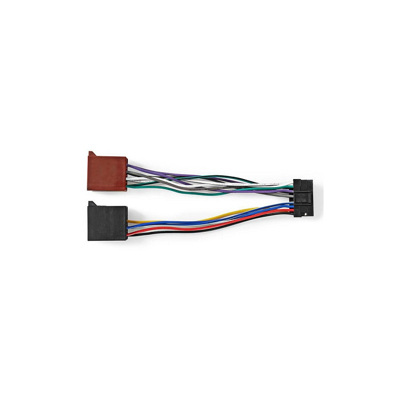 CABLE ISO 16 BROCHES POUR AUTORADIO SONY 16P 0.15 M MULTICOULEUR