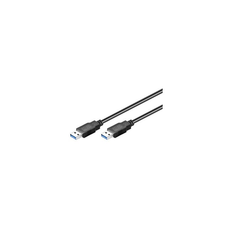 CORDON USB A MALE / USB A MALE 3.0 EN 0.50 METRE