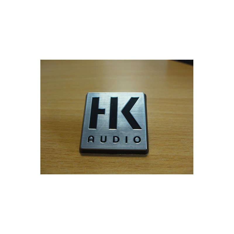 LOGO HK AUDIO 35x35 MM BLACK/SILVER POUR ENCEINTE L5 115 FA LINEAR5 HK AUDIO