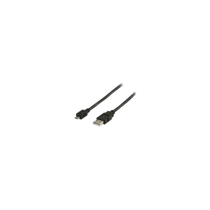 CABLE USB A MALE - MICRO USB A MALE 2 METRES VALUELINE