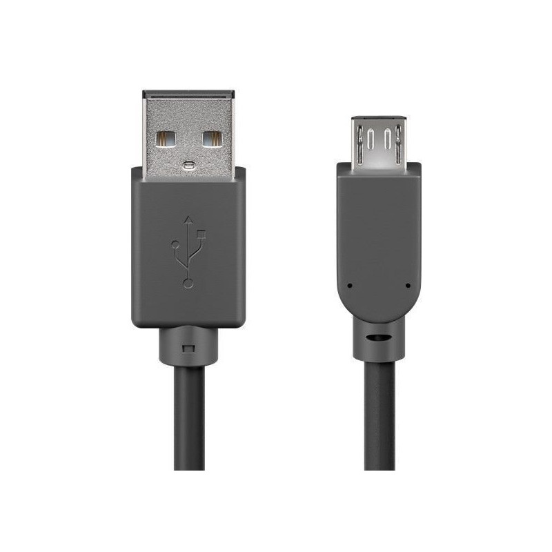 CABLE USB 2.0 A MALE - MICRO USB B MALE 1.80 METRE GOOBAY