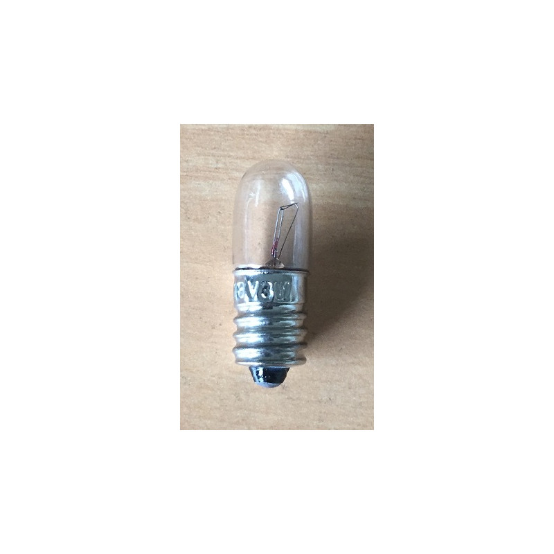 LAMPE 18V 166mA 3W 10X28mm E10 (6080)