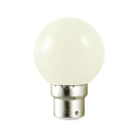 LAMPE LED 230V 0.8W B22D BLANC CHAUD 3000°K 45X70mm