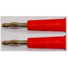 2 FICHES BANANE MALE 4MM ROUGE (6080)