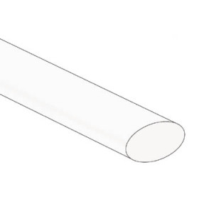 GAINE THERMORETRACTABLE 2:1 - 12,7mm - BLANC - 1 METRE