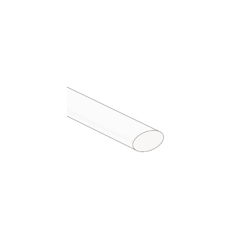 GAINE THERMORETRACTABLE 2:1 - 12,7mm - BLANC - 1 METRE