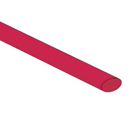 GAINE THERMORETRACTABLE 2:1 - 6.4mm - ROUGE - 1 METRE