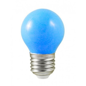 LAMPE LED 230V 1W E27 BLEUE 45X70mm 240°