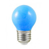 LAMPE LED 230V 1W E27 BLEUE 45X70mm 240°