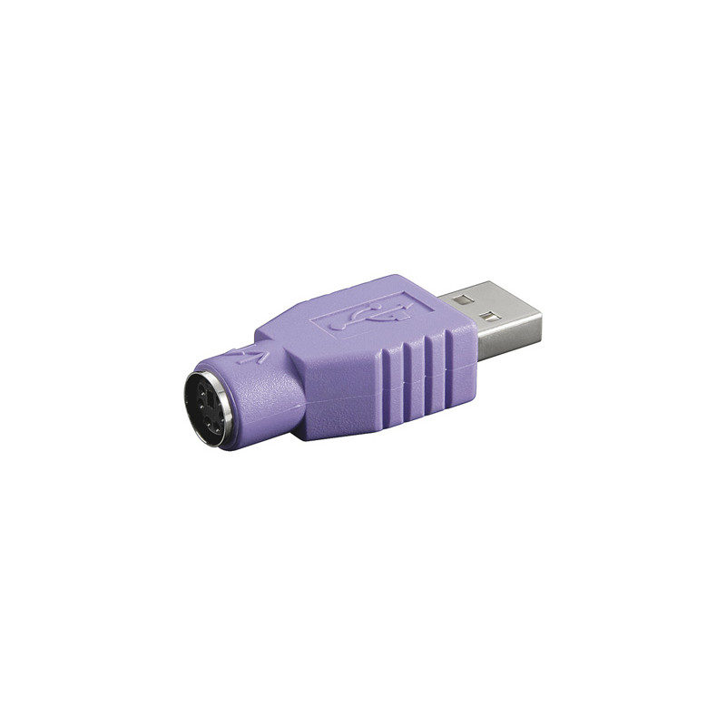 ADAPTATEUR USB A MALE - PS2 FEMELLE ()