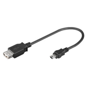 CORDON USB A FEMELLE / MINI USB B 5 PIN MALE 20CM GOOBAY (80120)