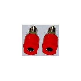 DOUILLE BANANE FEMELLE CHASSIS 4MM ROUGE (6080)