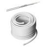 BOBINE 25 METRES CABLE COAXIAL ANTENNE PRO TV SATELLITE 75 OHMS 6,8mm