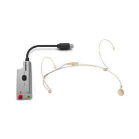 PACK MICROPHONE USB BROADCAST - 1X MICRO-CASQUE DE5 SAMSON