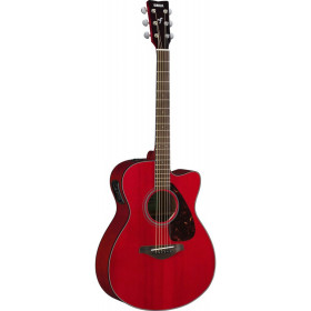 GUITARE FOLK ACOUSTIQUE YAMAHA FSX 800 C RUBY RED