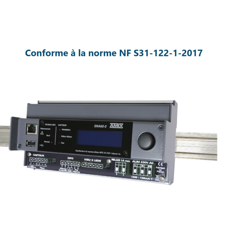 LIMITEUR DE NIVEAU SONORE A COUPURE Norme NF S31-122-1-2017 / classe 1a