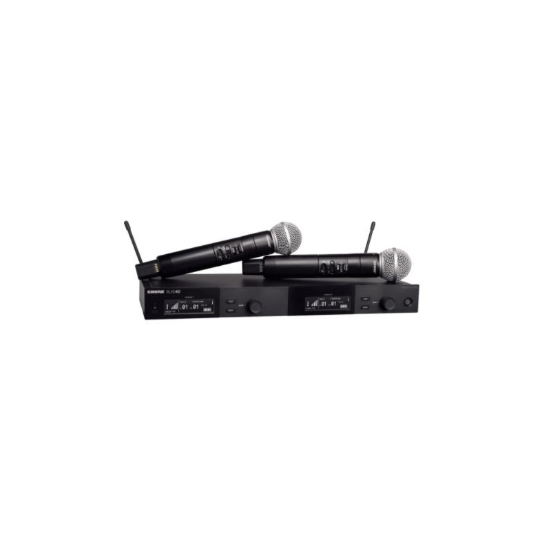 SYSTEME DOUBLE HF MAIN SM58 FREQ G59 SHURE