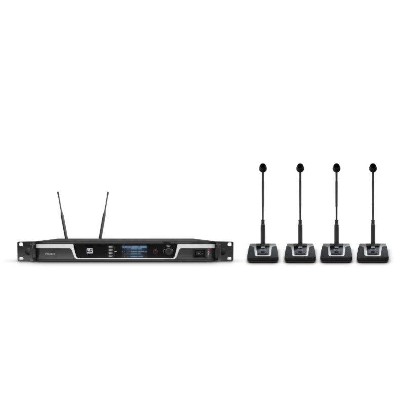 SYSTEME DE CONFERENCE SANS FILS 4 CANAUX 554 - 586 MHz LD SYSTEMS