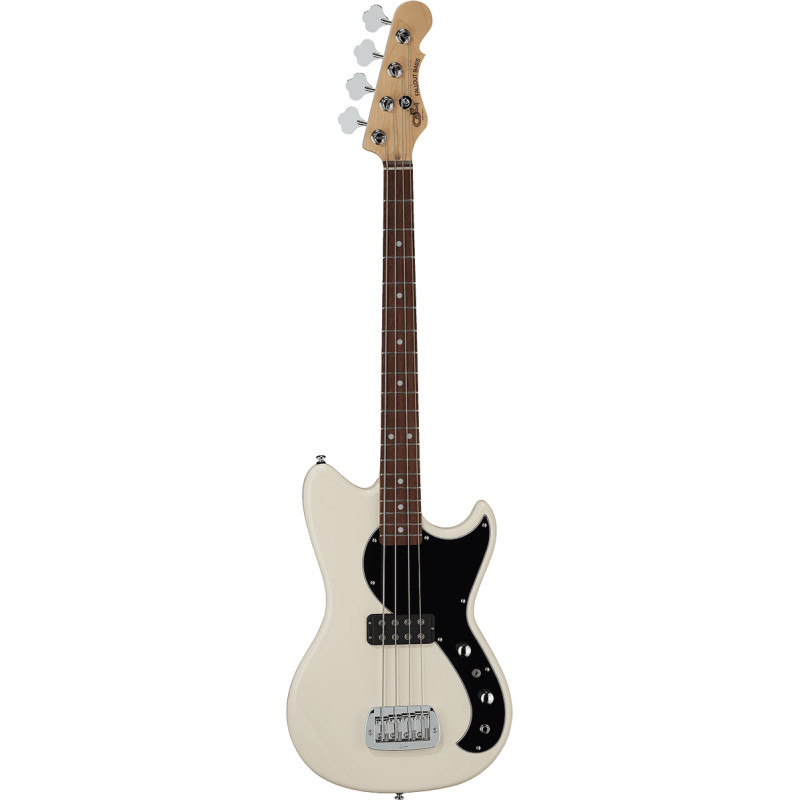 G&L TRIBUTE FALLOUT BASS OLYMPIC WHITE