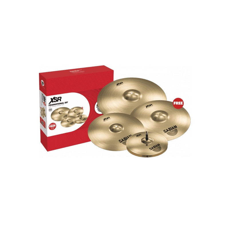 PACK CYMBALES XSR 14"-16"-20" + 18" OFFERTE