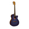 GUITARE LAG BLUE AUDITORIUM CUTAWAY ELECTRO