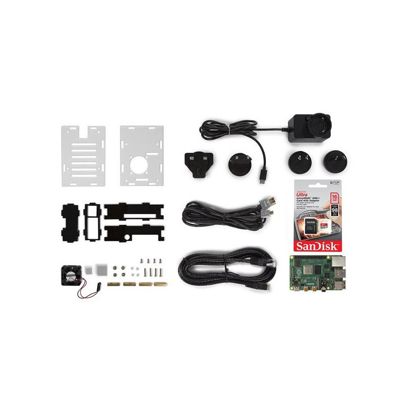 KIT DE DEMARRAGE AVEC RASPBERRY PI 4 2 Go