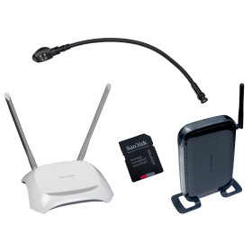 Pack routeur, carte SD et lampe BNC