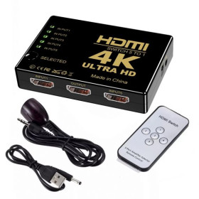SPLITTER HDMI 5 ENTREES / 1 SORTIE 4K