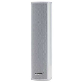 ENCEINTE COLONNE SONORE BLANCHE 4 HP 100V 20/40W AUDIOPHONY IP44