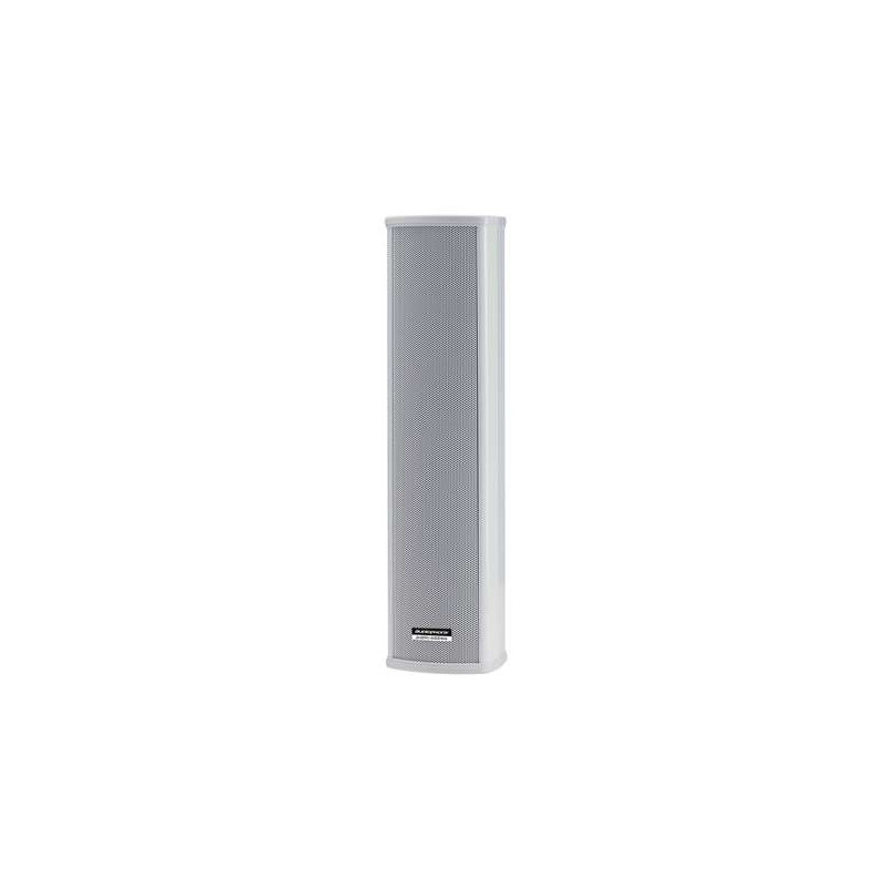 ENCEINTE COLONNE SONORE BLANCHE 4 HP 100V 20/40W AUDIOPHONY IP44