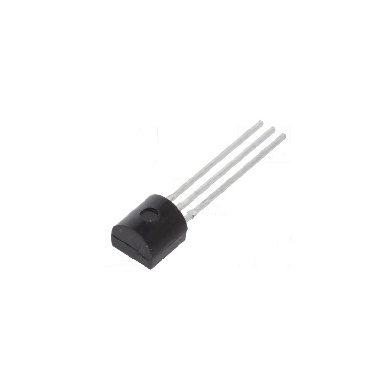 TRANSISTOR NPN bipolaire 80V 0,5A 0,6W TO92