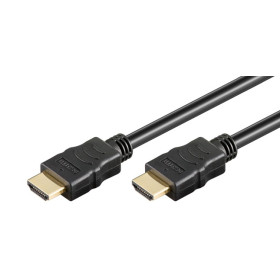 CORDON HDMI HAUTE VITESSE MALE/MALE 7,50 METRES NOIR GOOBAY