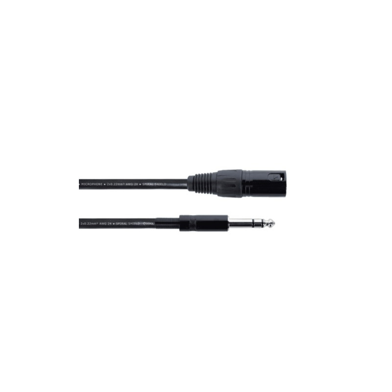 CORDON JACK STEREO MALE / XLR MALE 3 METRES CORDIAL