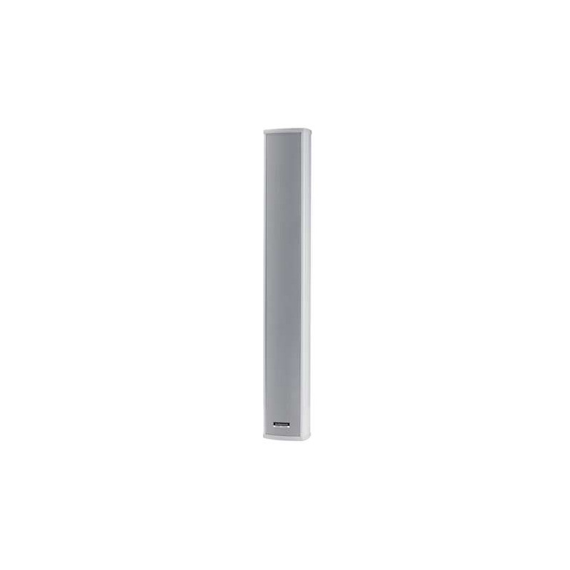 ENCEINTE COLONNE ALUMINIUM BLANC 8X2,5 100V 40/80W IP44 AUDIOPHONY