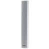 ENCEINTE COLONNE ALUMINIUM BLANC 8X2,5 100V 40/80W IP44 AUDIOPHONY