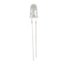 10 LEDS 5MM 3,2VCC 20MA BLANCHE TRANSPARENT