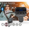 TRANSMETTEUR FM AUDIO NOIR POUR VOITURE NEDIS