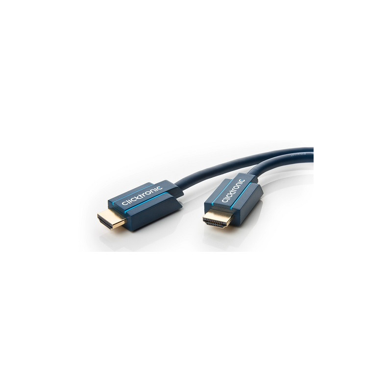 CORDON PRO HDMI 7.5M HAUT DEBIT MALE / MALE AVEC ETHERNET CLICKTRONIC