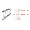 STRUCTURE ECHELLE 290MM LG DE 0.50M