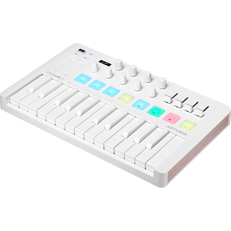 CLAVIER ARTURIA MINILAB 3 ALPINE WHITE