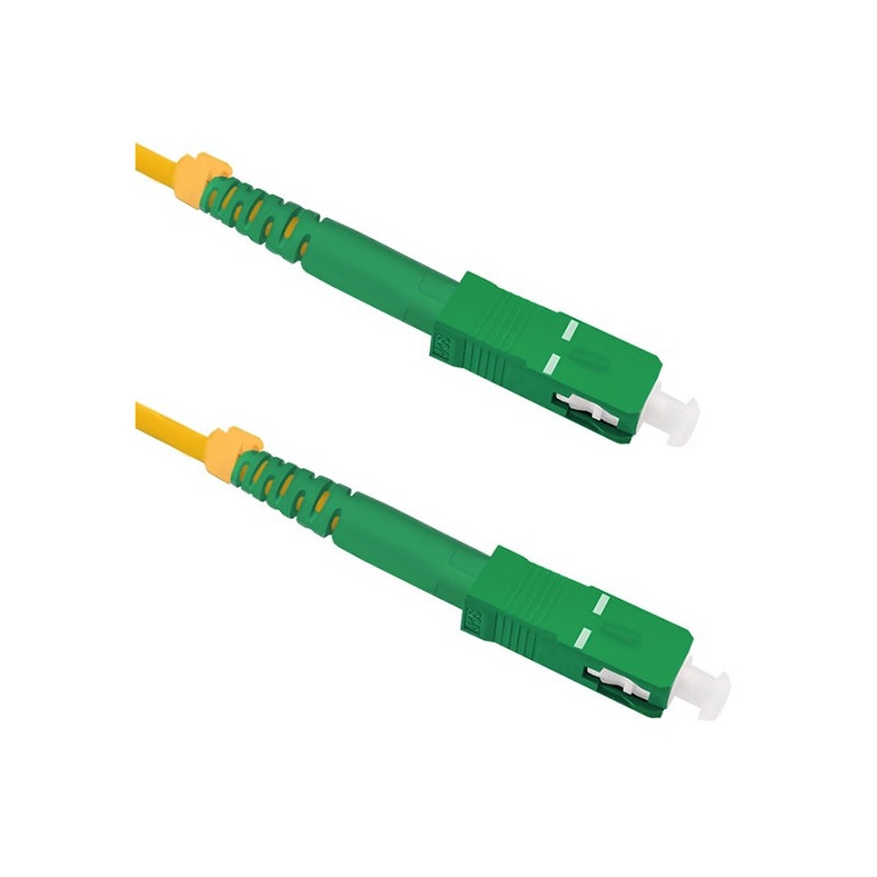 CORDON FIBRE OPTIQUE SC/APC - SC/APC SINGLEMODE 9/125 G652D SIMPLEX 5 METRES